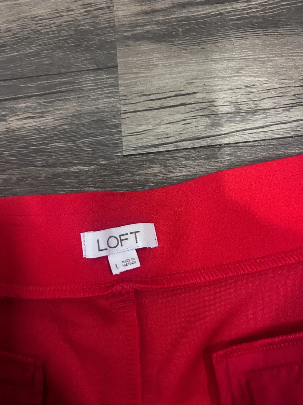 Loft Rivera Red Tailored Shorts | Women’s L  Chic
